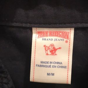 True religion button down shirt